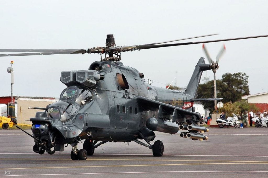 South African Superhind Mi-24 Helicopter Gunship