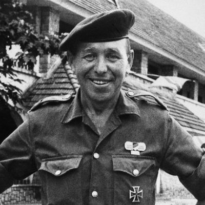 Siegfried MÃ¼ller in uniform with iron cross