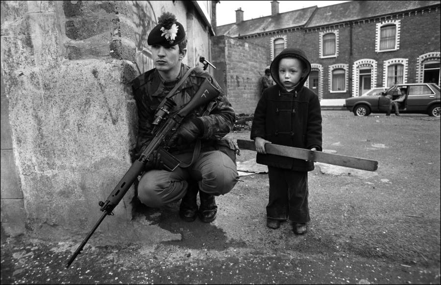 British soldier in Northern Ireland