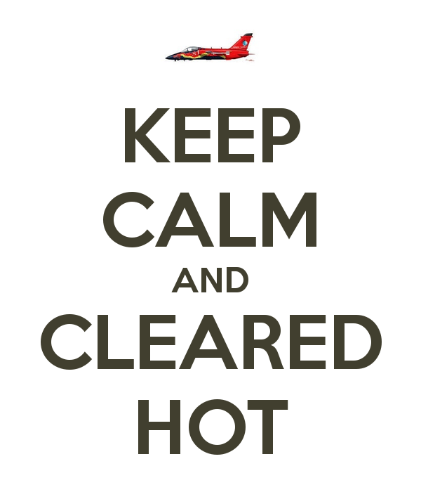 Meaning of cleared hot