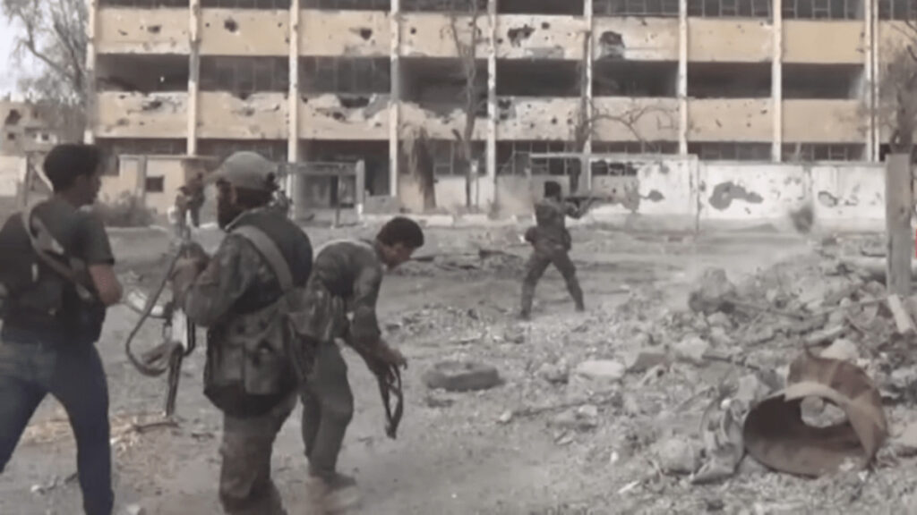 Rebels Film Themselves Taking a Direct Hit From a Tank in Deir ez-Zor 